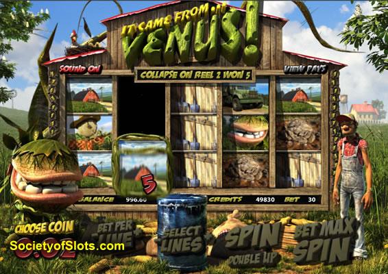 Betsoft Slots It Came From Venus! Gameplay