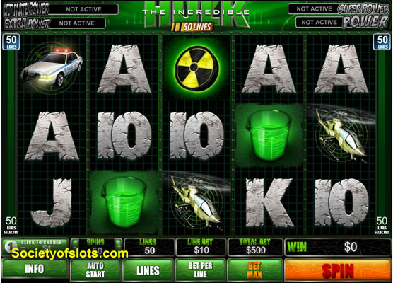 The Incredible Hulk Slot Game