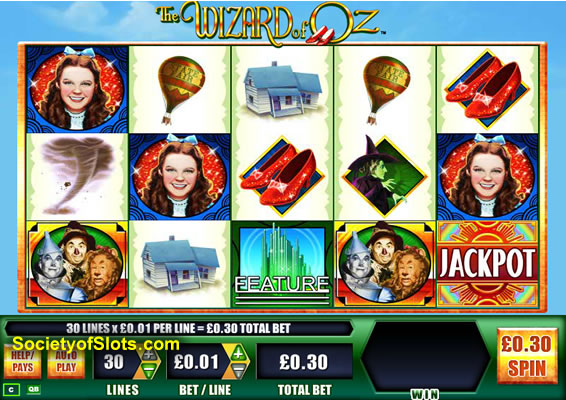 play wizard of oz video slot machine